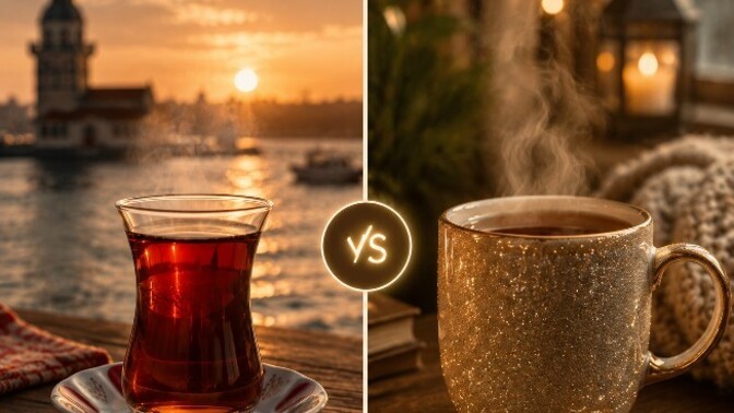 Çayı ince belli bardakta mı yoksa kupada mı içersiiiin😌?