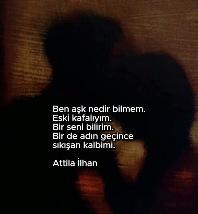 Aşk nedir bilir misin?