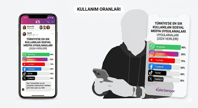 En çok hangi sosyal medya uygulamasını kullanıyorsun?