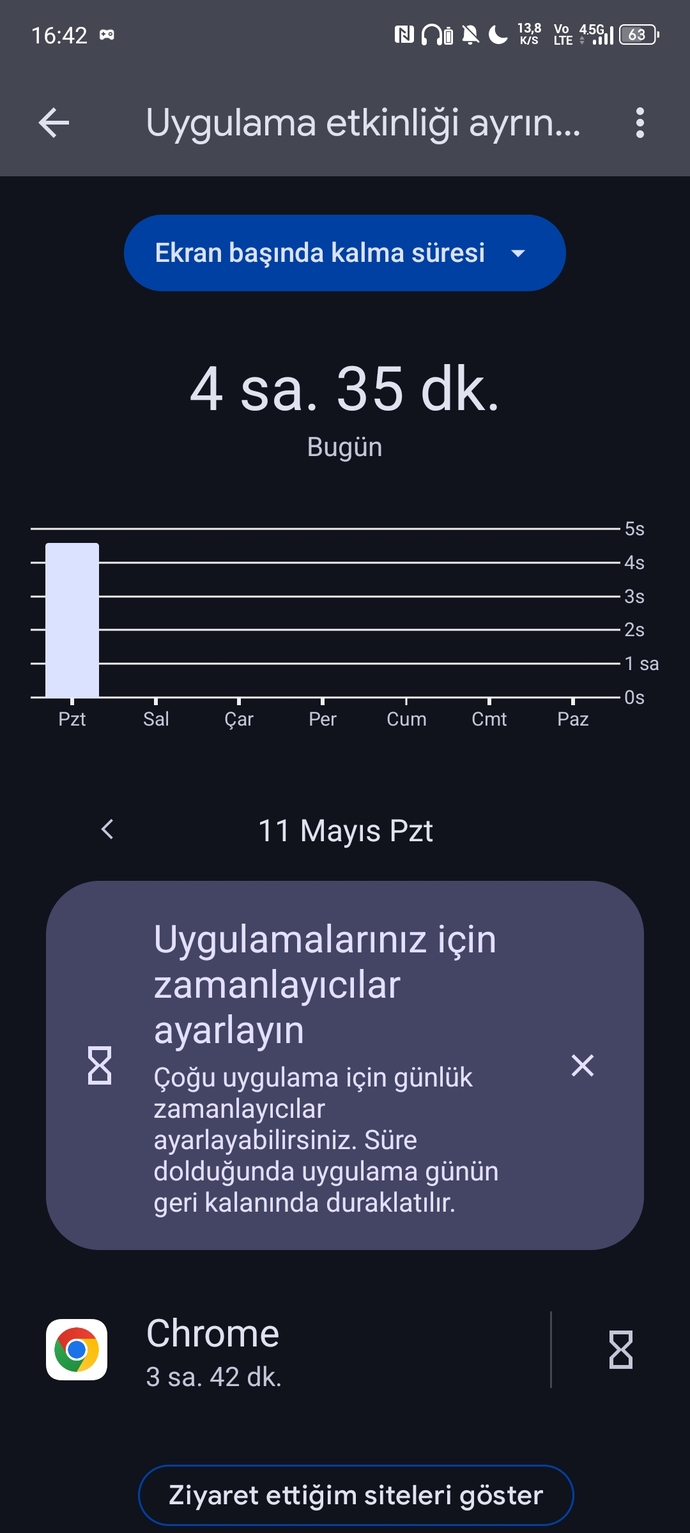 Ekran süreniz kaç saat?