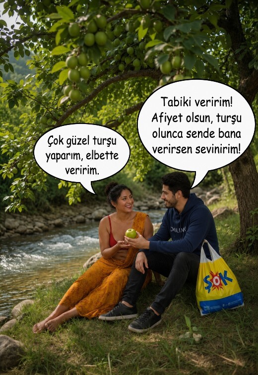 Yeşil elma mı, yeşil erik mi?