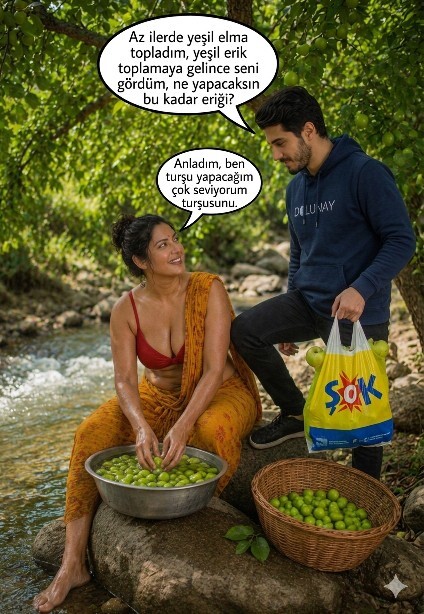 Yeşil elma mı, yeşil erik mi?