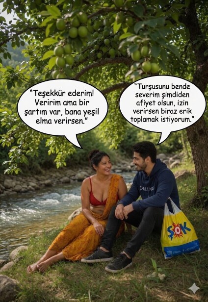 Yeşil elma mı, yeşil erik mi?