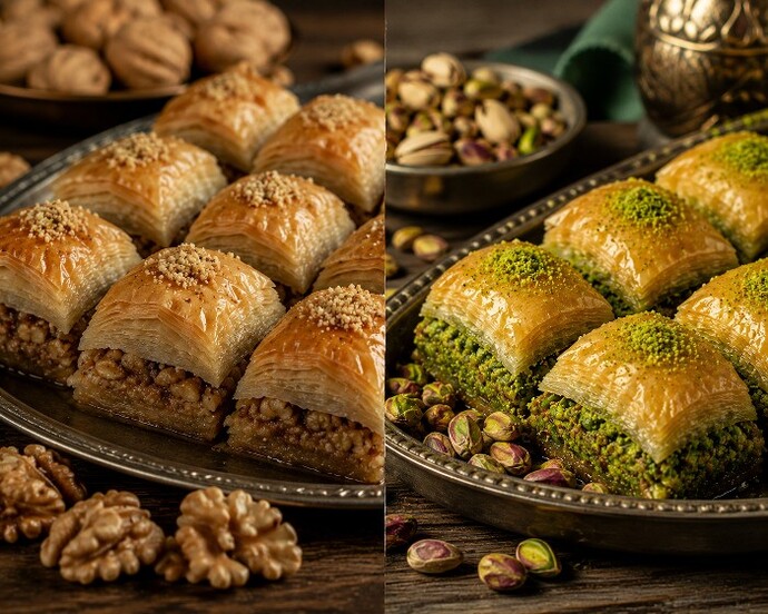 En iyi baklava fıstıklı mı olur cevizli mi?