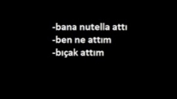 Günlük hayatta kullandığınız absürt replikler var mı?