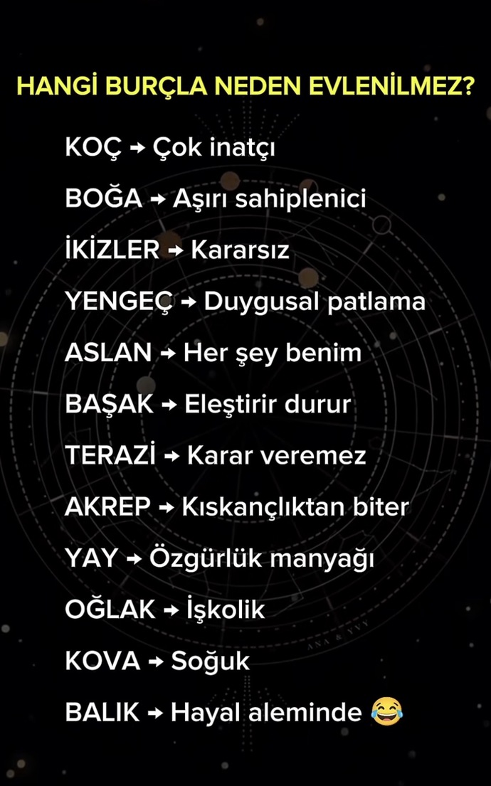 Hangi Burçla Neden Evlenilmez?
