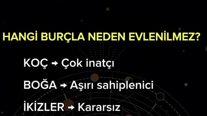 Hangi Burçla Neden Evlenilmez?