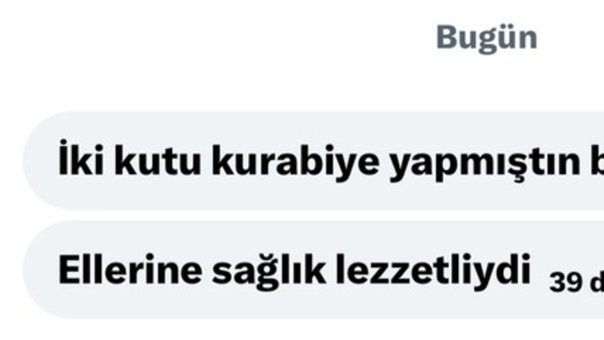 En enişteniz bana mesaj atmış ne alaka durup dururken?