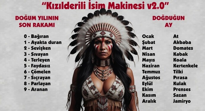 Bu isim makinesine göre sizin lakap ne olurdu?
