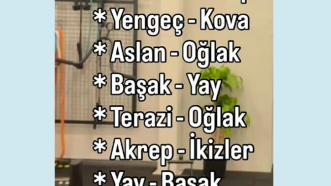 Asla birbiri ile uyuşmayan ve anlaşamayan burçlar?