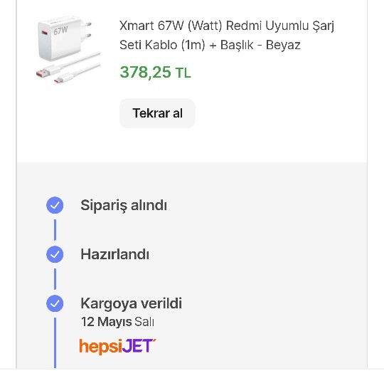 Efendim! İnternet üzerinden aldığın son şey benim olsaydı, benim neyim olurdu?