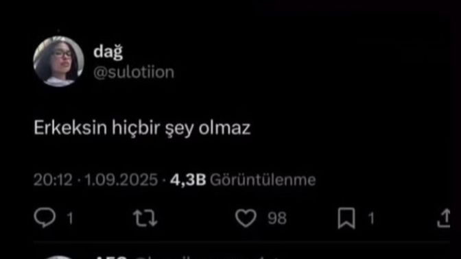 Erkeklere bir şey olur mu?