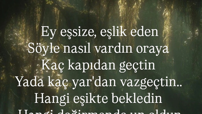 ŞŞiir yazıyorum bazen nasıl?