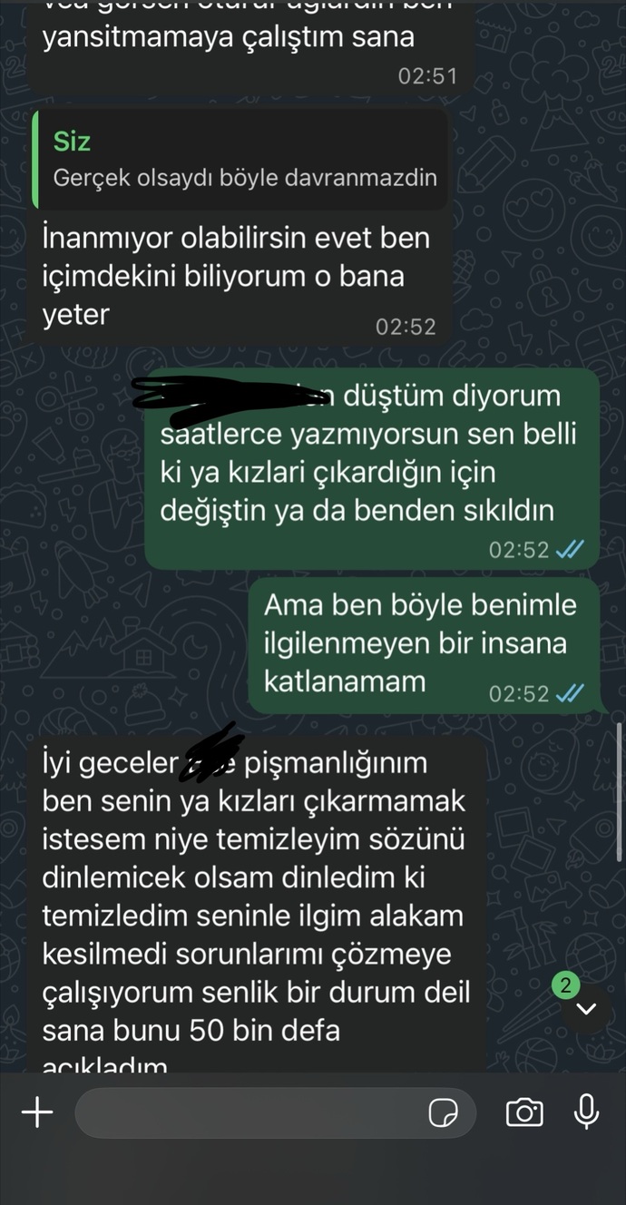 Sizce onu çok mu kırmışım ben🥺?
