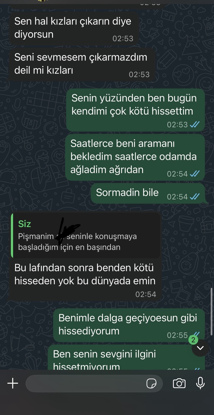 Sizce onu çok mu kırmışım ben🥺?