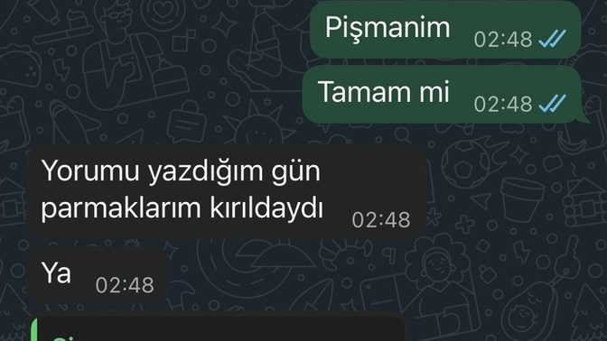 Sizce onu çok mu kırmışım ben🥺?