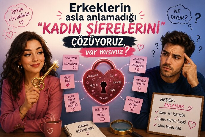 Erkeklerin asla anlamadığı kadın şifrelerini çözüyoruz var mısınız?
