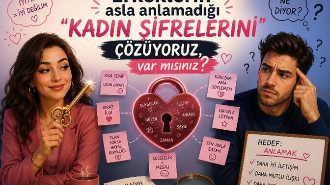 Erkeklerin asla anlamadığı "kadın şifrelerini" çözüyoruz var mısınız?