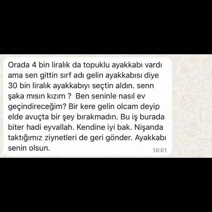 Sizce damat haklı mı?