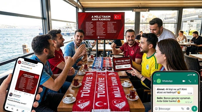 2026 Dünya Kupası yolunda 44 kişilik milli takım aday kadrosu açıklandı! Siz bu kadrodan kimleri asıl kadroya alırsınız? ⚽🇹🇷