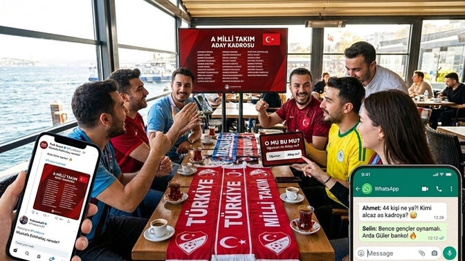 2026 Dünya Kupası yolunda 44 kişilik milli takım aday kadrosu açıklandı! Siz bu kadrodan kimleri asıl kadroya alırsınız? ⚽🇹🇷