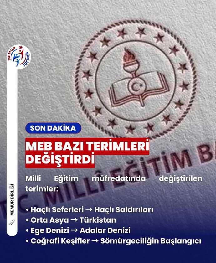 MEBin değiştirdiği duzelttigi kelimeler hakkında ne düşünüyorsunuz?