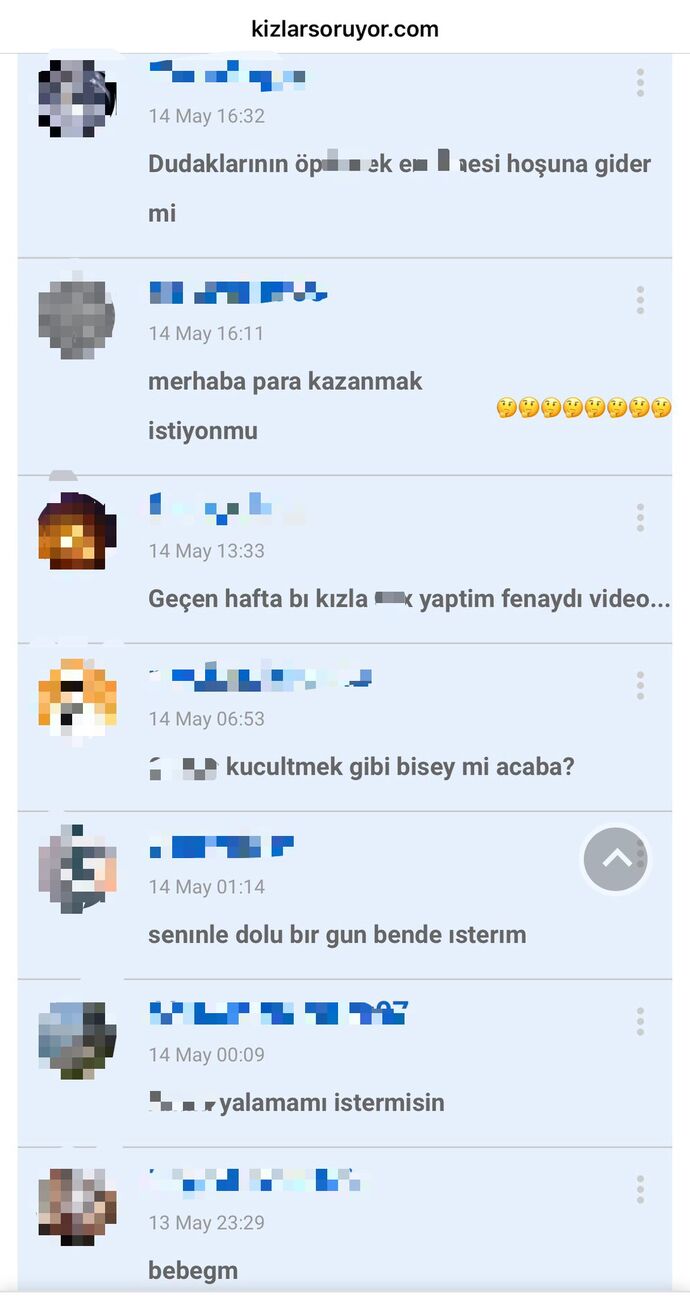 Anormal bir şey mi yapıyorum da bu mesajlar bana geliyor?