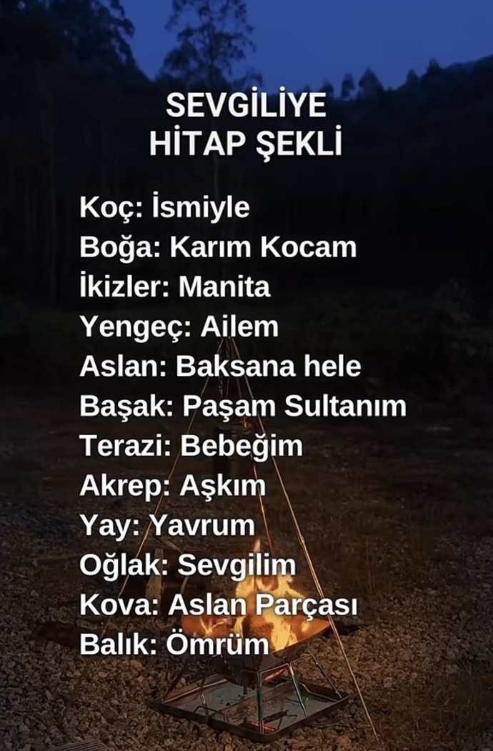 Burçlar Sevgilisine Nasıl Hitap eder? Sevgiline Nasıl Hitap edersin?