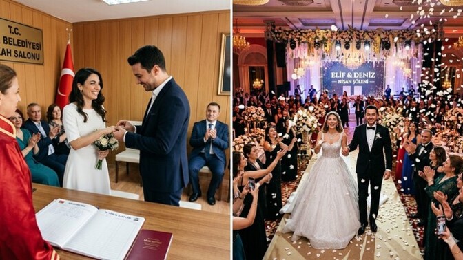 Sade nikâh mı, şaşalı düğün mü istersiniz?