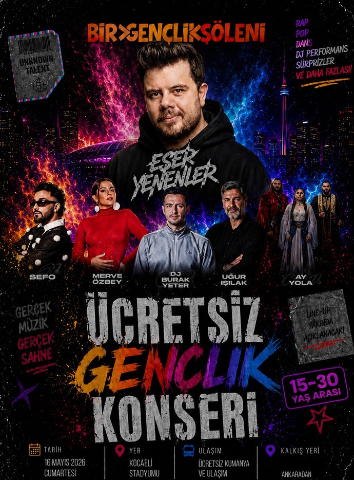 Kocaeli’ndeki konsere gidecek olan var mı?