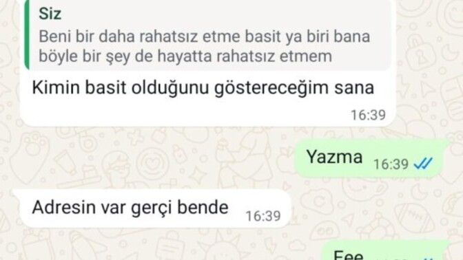 Israrla yazma diyorum yine de yazıyor, beni rahatsız eden birine ne yapmalıyım?