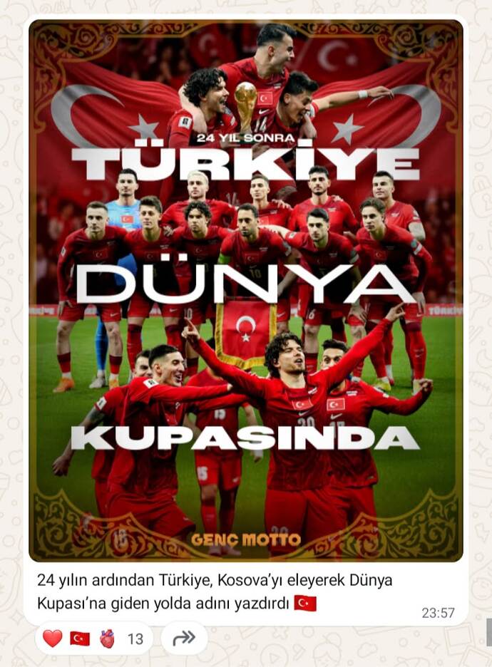 Dünya Kupası 2026da favori ülkeniz hangisi? ❤️🇹🇷❤️