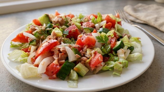 Salata ile doyar mısınız, ton balıklı salata sever misiniz?