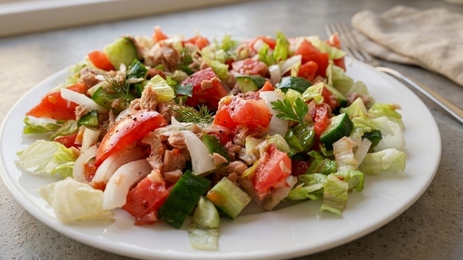 Salata ile doyar mısınız, ton balıklı salata sever misiniz?