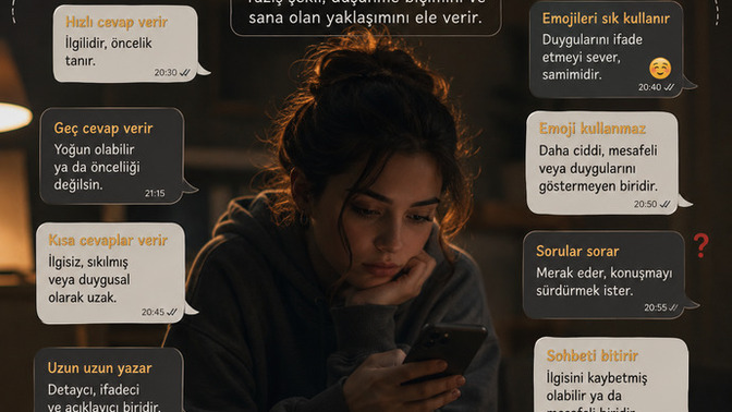 Bir insanın mesaj yazışından karakteri anlaşılır mı?
