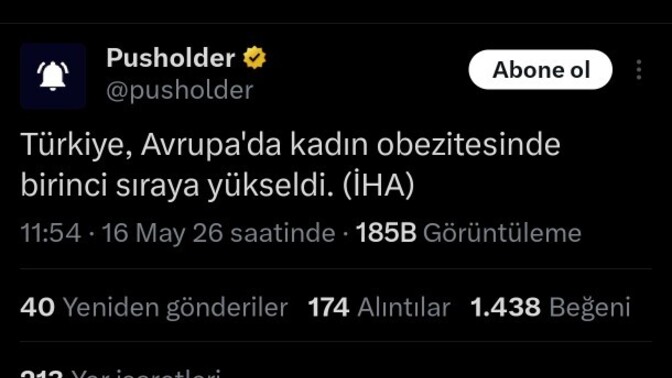 Avrupada kadın obezite oranı gerçekten çoğunlukla Türk kadınlardan mı oluşuyor?