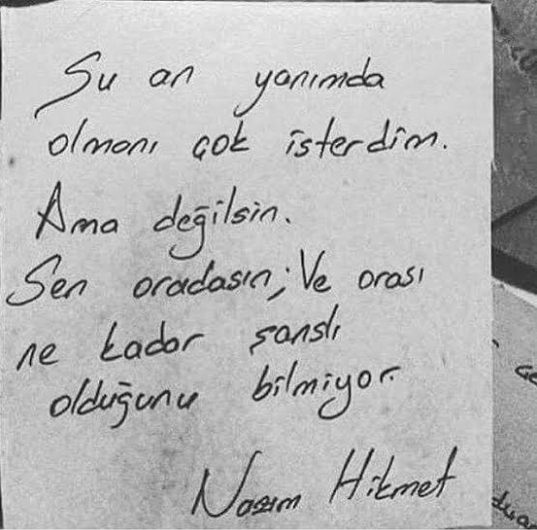 Siz hiç uzakta olduğu için göremediğiniz insanları başkalarının hergün görüyor oluşunu kıskandınız mı?