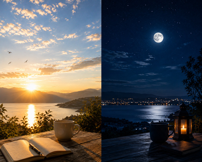 Gece mi daha huzurlu, gündüz mü?