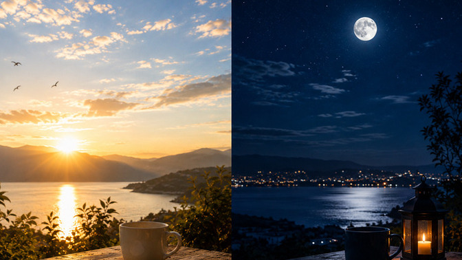 Gece mi daha huzurlu, gündüz mü?