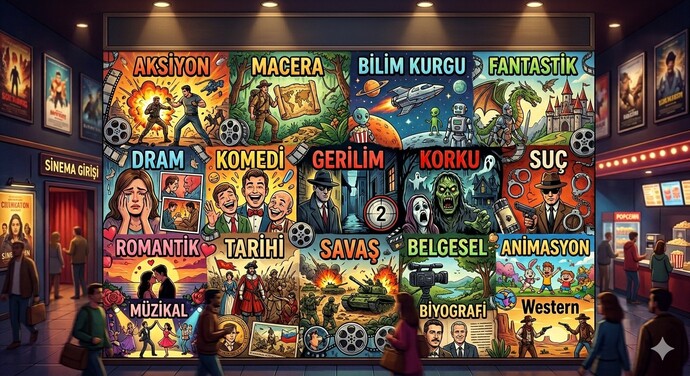 En en ennn sevdiğin film türü nedir?
