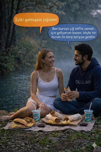 Eline alıp neyi çiğ çiğ yersin?