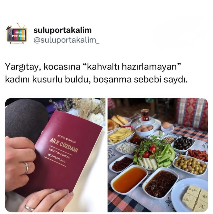 Sabah kahvaltısı hazırlamamak ayrılık sebebi mi?