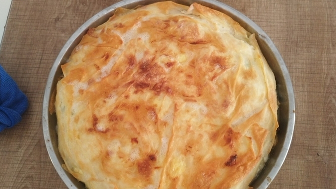 Kendime börek yaptım, siz de benim gibi börek sever misiniz?
