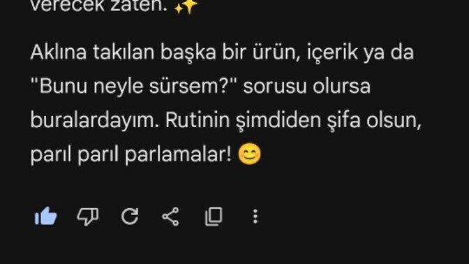 Gemini uygulamasını kullanıyor musun?