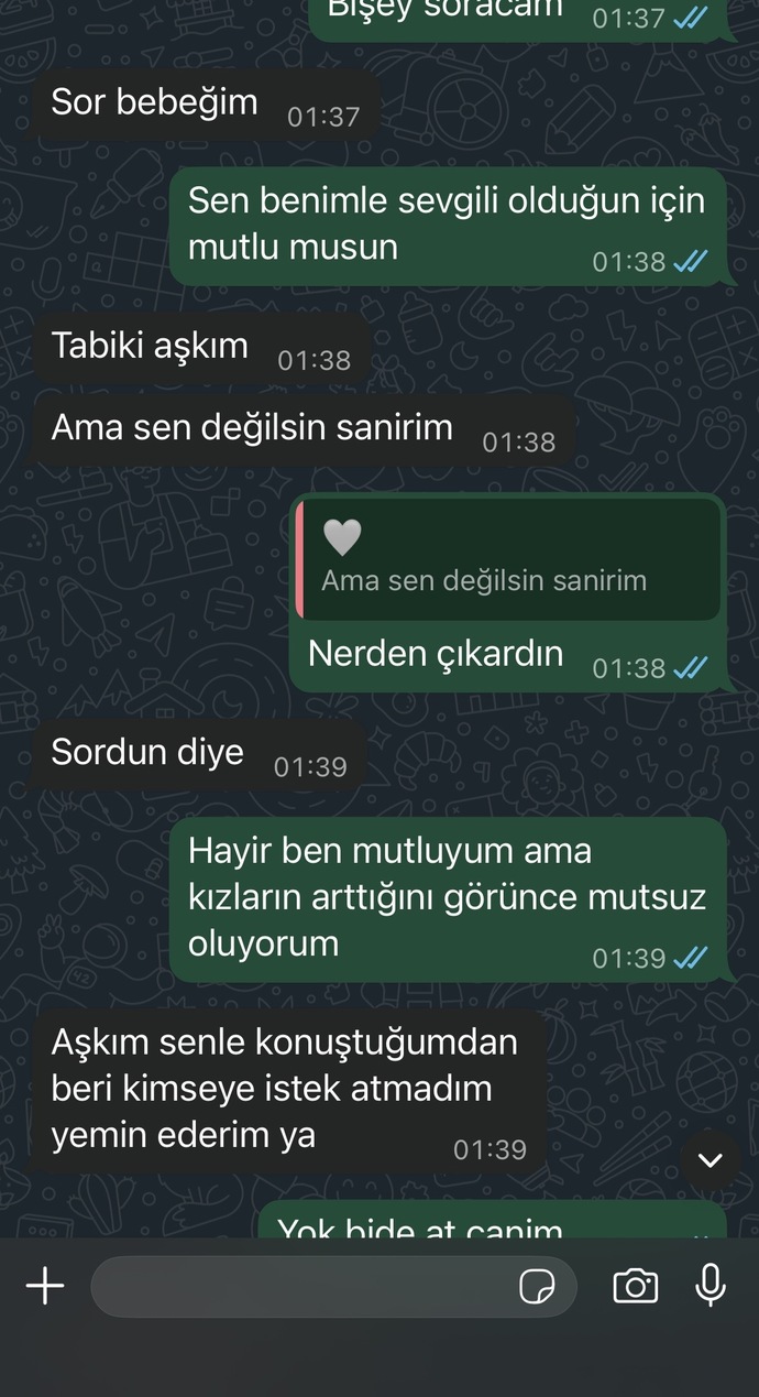 Sevgilimin beni bahsettiği kadar çok sevdiğine nasıl emin olabilirim?