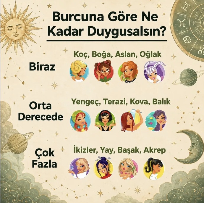 Burcuna Göre Ne Kadar Duygusalsın?
