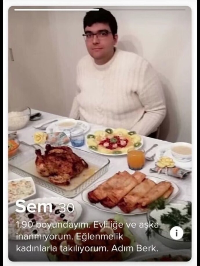 Hiç tanışma/date uygulamasına kaydoldun mu?