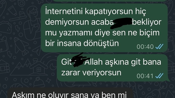 Niye ayrılalım deyişimi ciddiye almıyor?