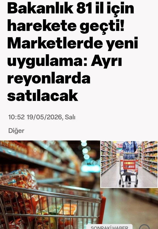 Bakanlık 81 il için harekete geçti! Siz de TETT geçmiş ürünleri tercih eder misiniz?