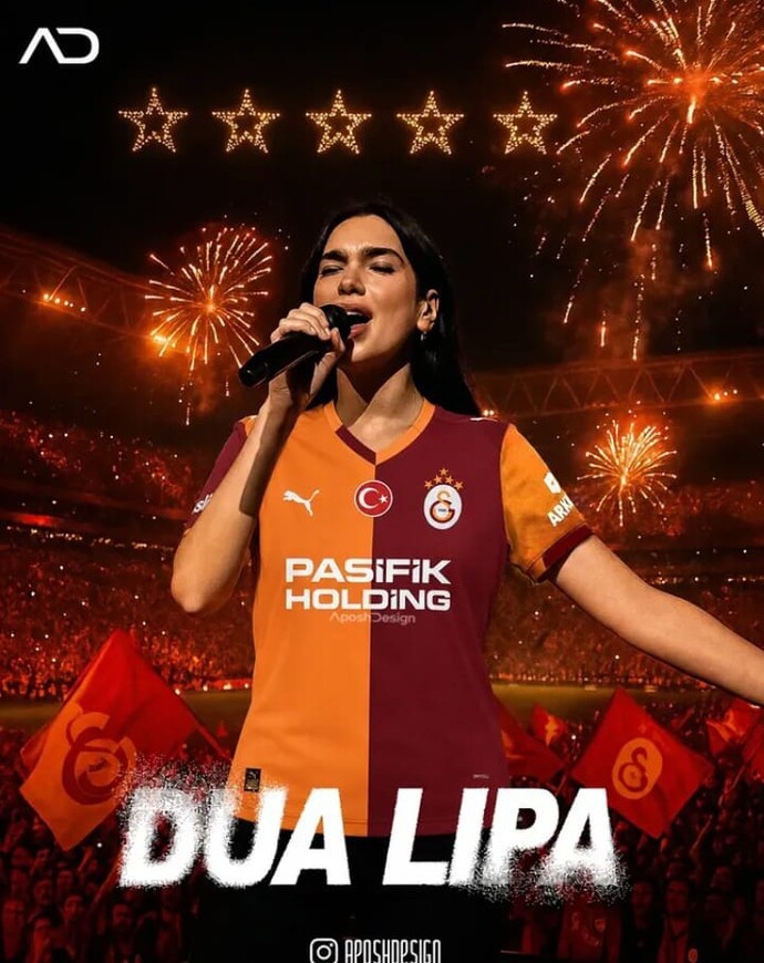 Dua Lipa Galatasaray şampiyonluğu için konser vermeli mi?